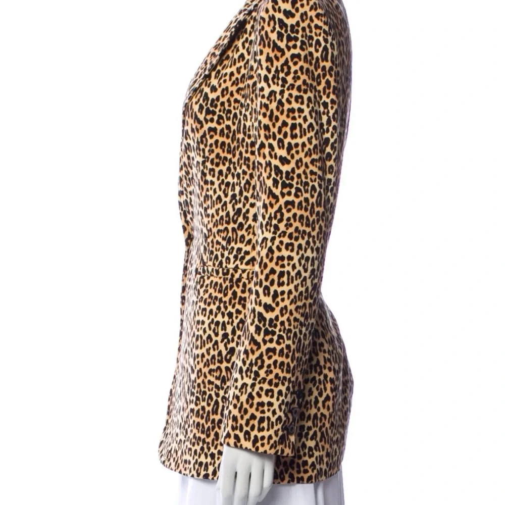 Leopard Print Women's Blazer - Picture 2 of 5